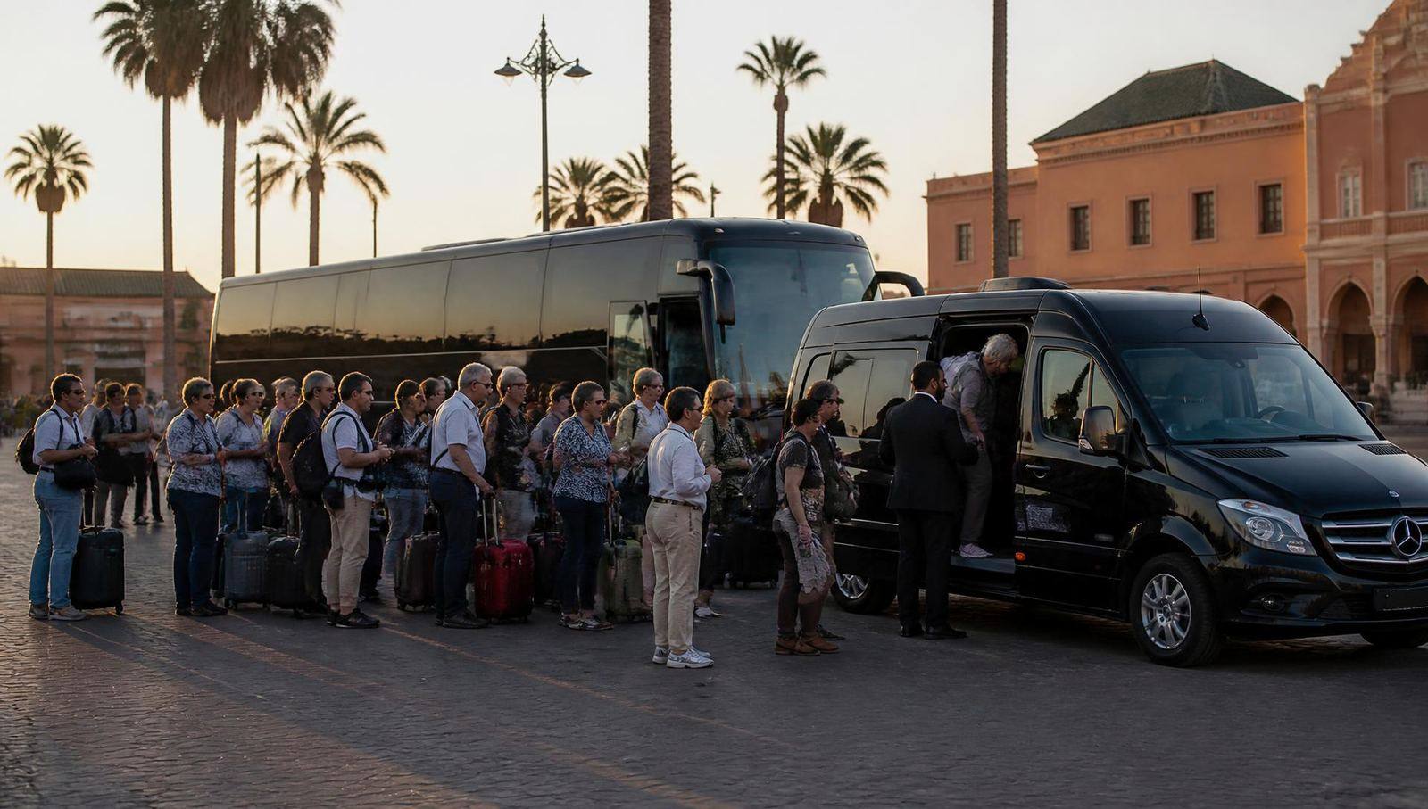 Group Transportation in Morocco with AMAZIR TOURS